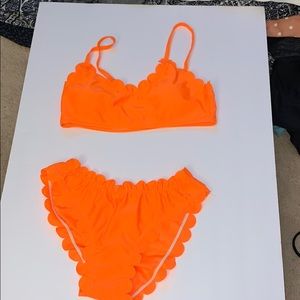 Orange bikini